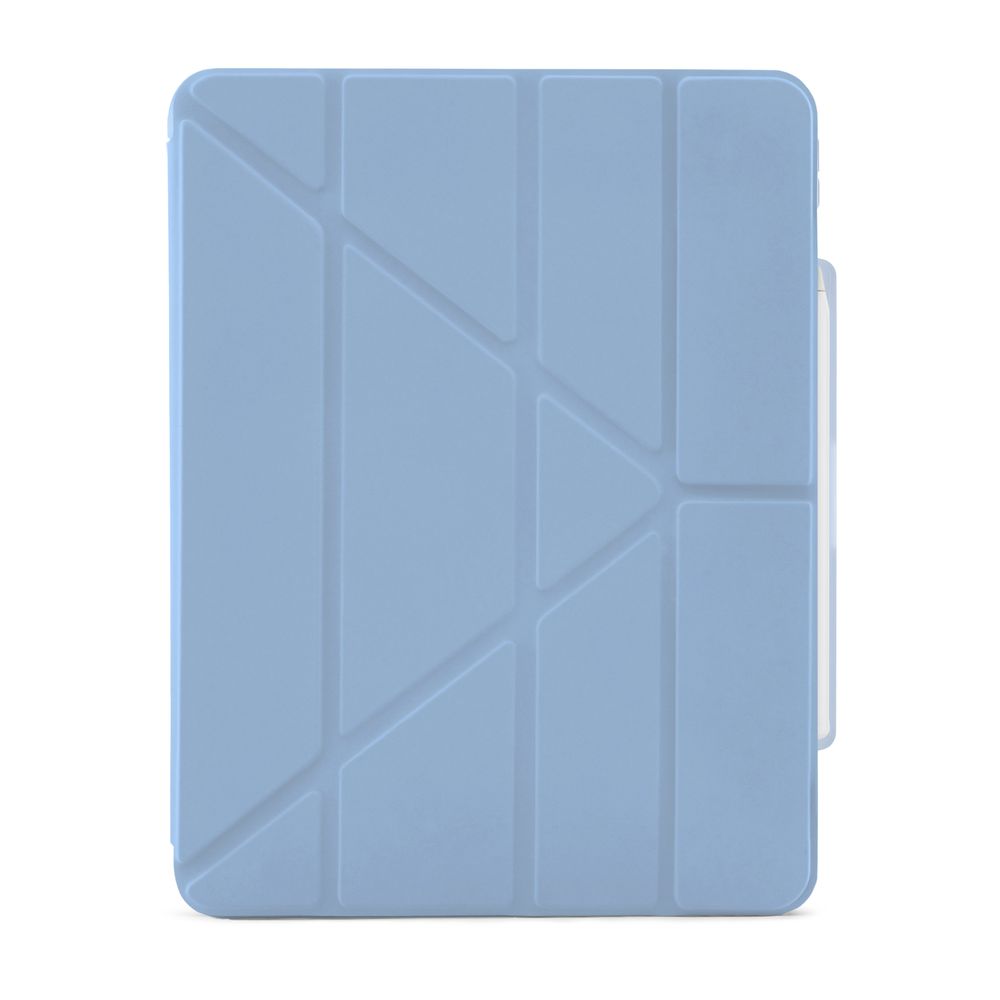 Pipetto iPad Air 13 Origami Folio Smart Case No.3 With Pencil Case - Light Blue