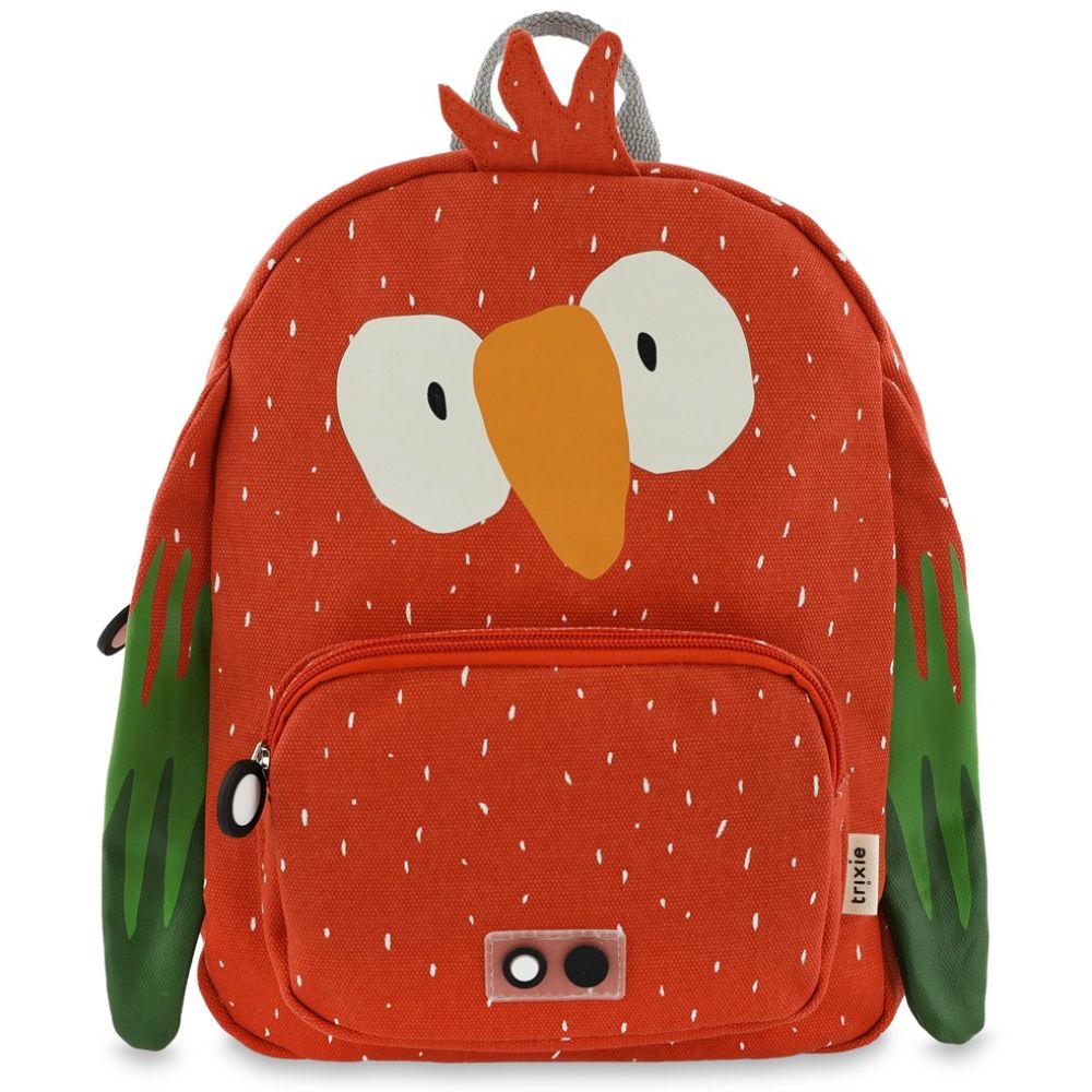 Trixie Kids Backpack - Mr. Parrot Red