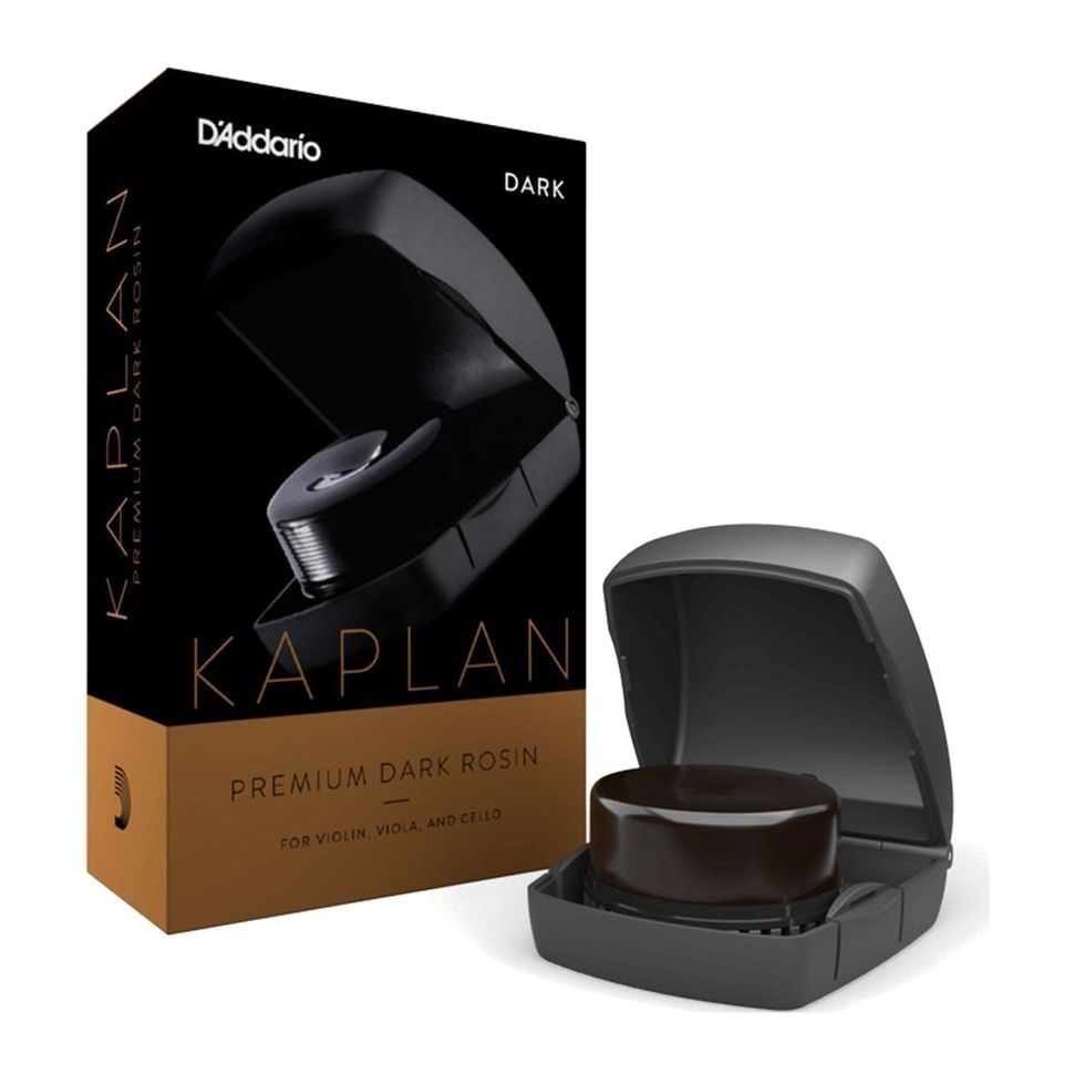 D'Addario Kaplan Premium Dark Rosin with Case Krdd