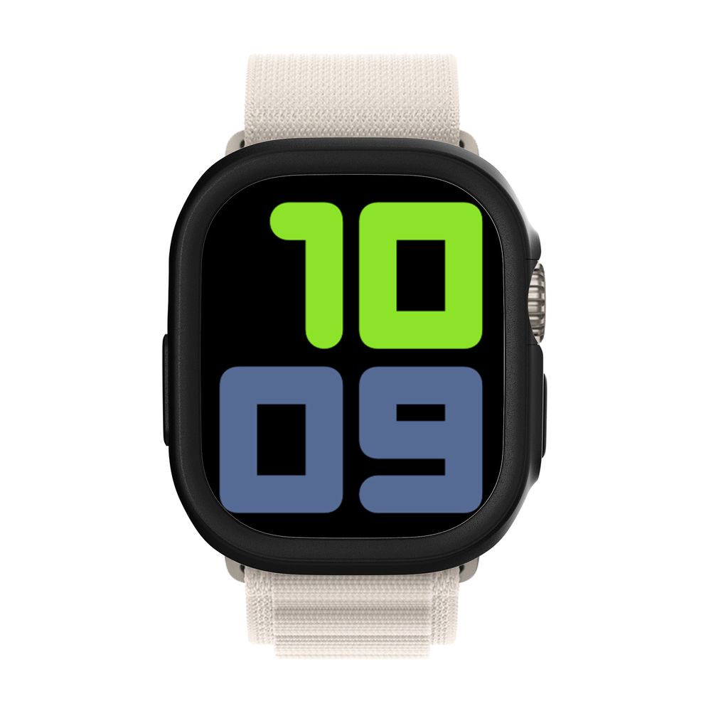 Rhinoshield Crashguard NX For Apple Watch Ultra 1/ 2 (49mm) - Rim - Black