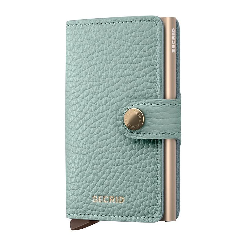 Secrid Miniwallet - Pebble Leather - Sea Green