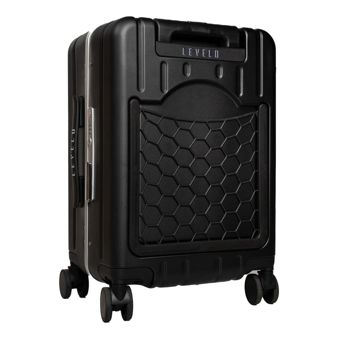 Levelo RoamCruiser 20 Travel Luggage With Detachable Kid Holder - Black