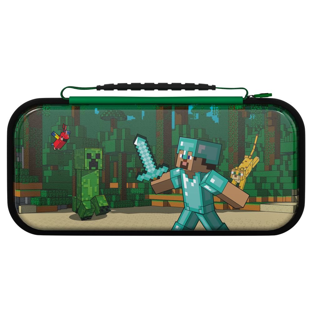 PDP Nintendo Switch Travel Case – Minecraft Forest Battle