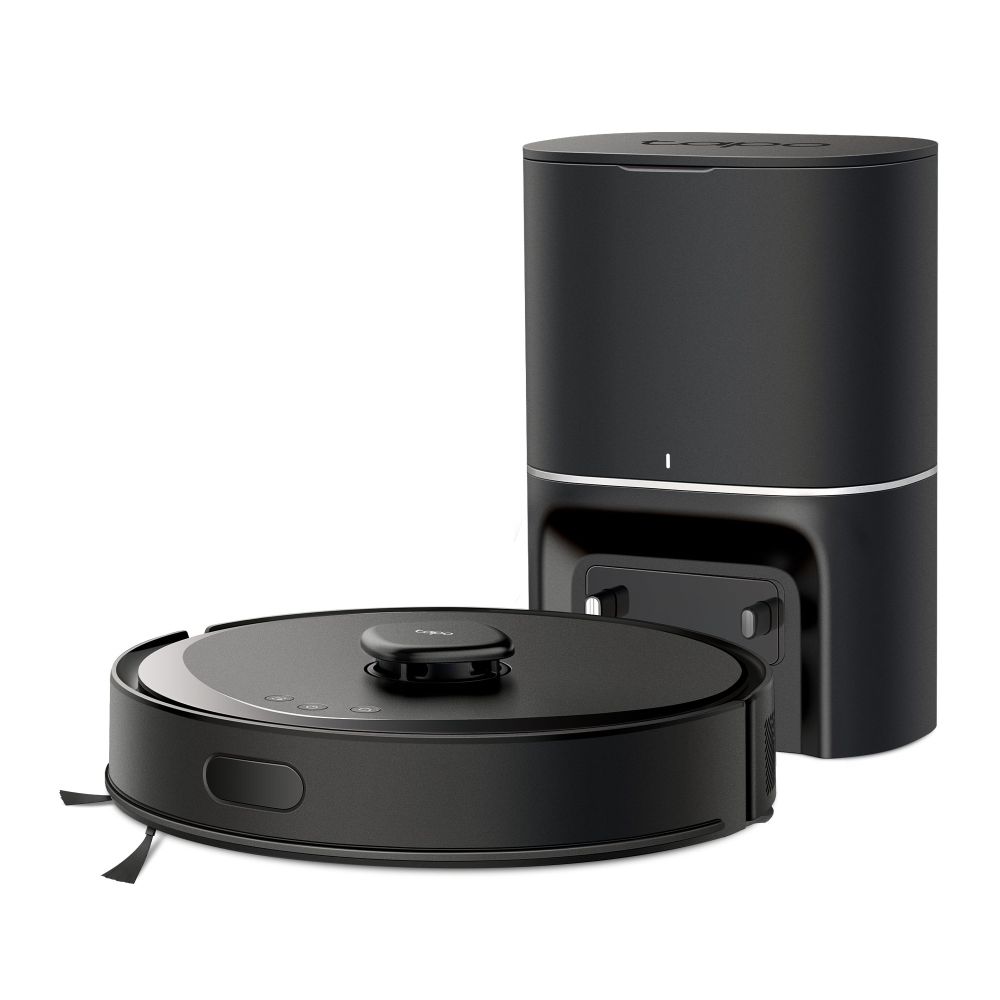 Tapo RV30 Robot Smart Vacuum Cleaner & Auto-Empty Dock - Black