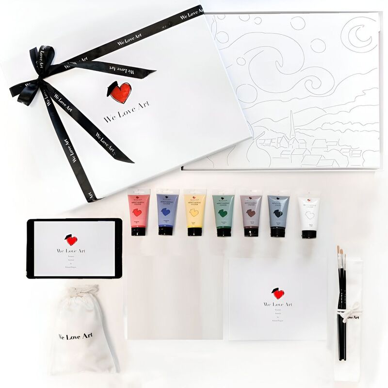 We Love Art - Pop Art - Dubai Dhow Guided Painting Art Set