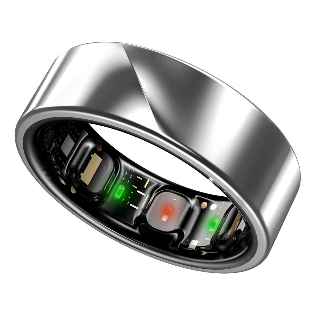 Noise Luna Smart Ring - Size 10 - Starlight Silver