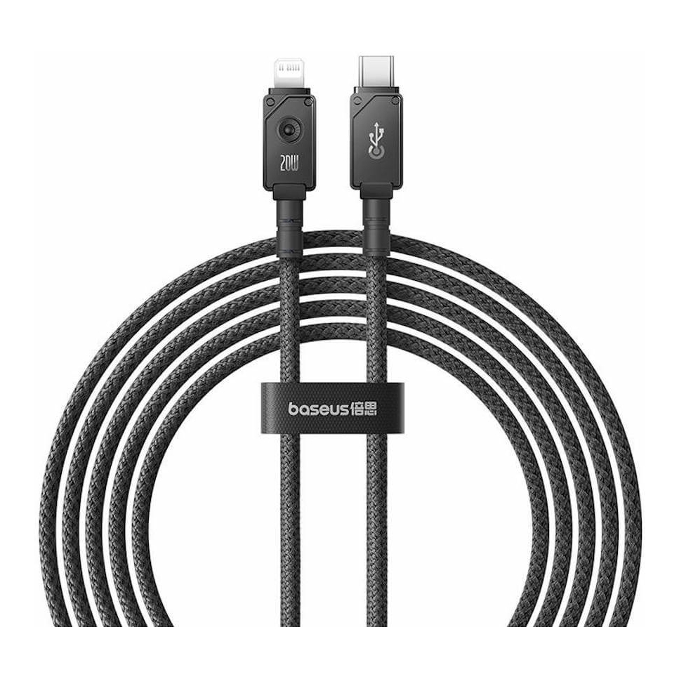 Baseus Unbreakable Fast Charging Data Cable Type-C to Lightning 20W 2m - Cluster Black