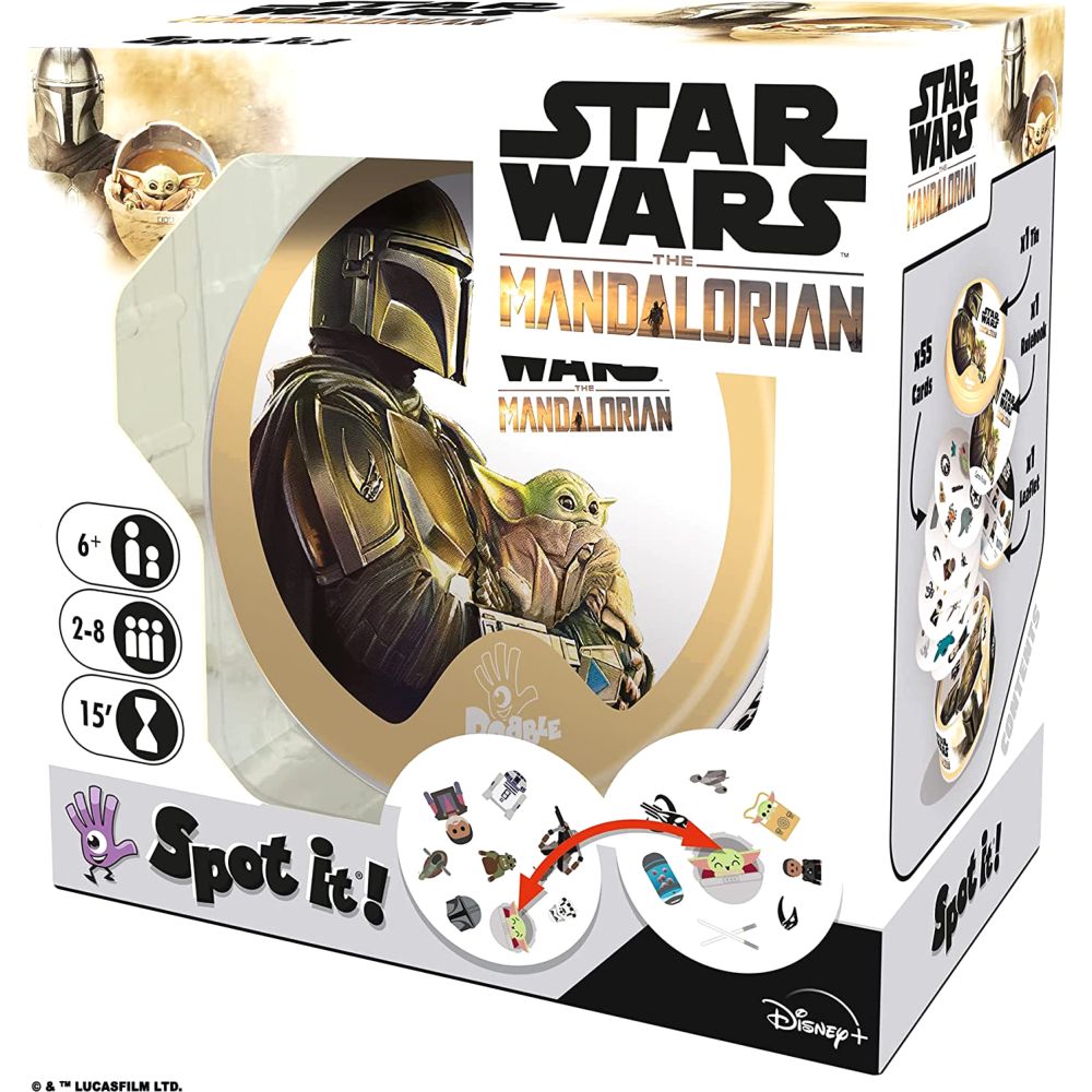 Zygomatic Spot It Star Wars The Mandalorian Card Game