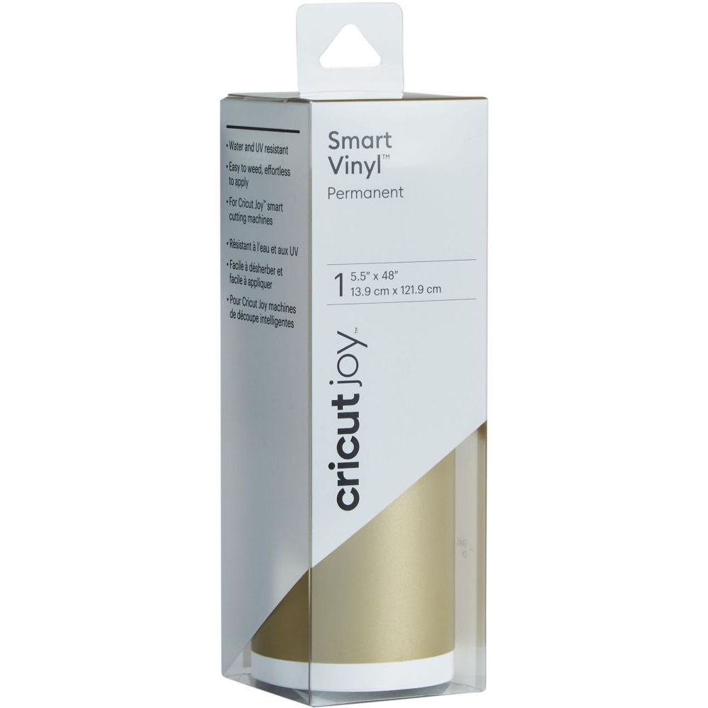 Cricut Joy Smart Vinyl Permanent Glossy (14 x 122cm) - Gold