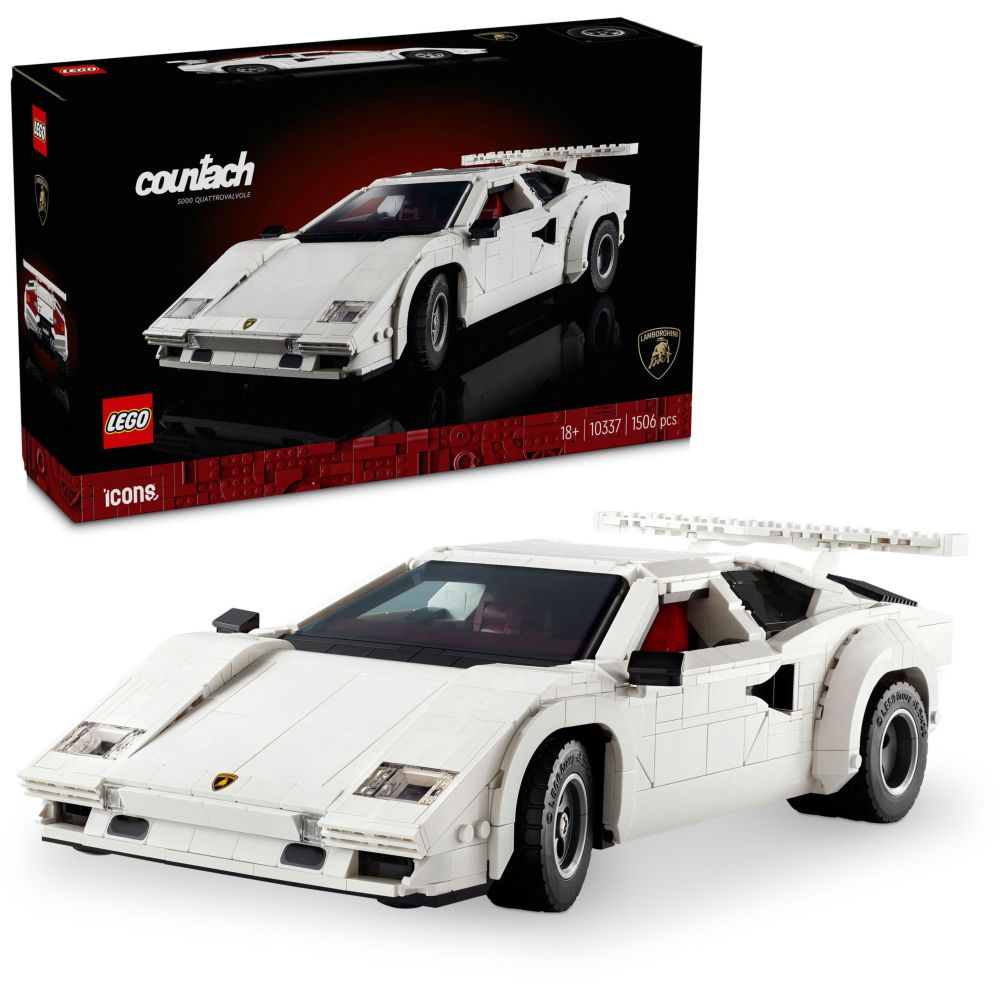 LEGO ICONS Lamborghini Countach 5000 Quattrovalvolve 10337 (1506 Pieces)