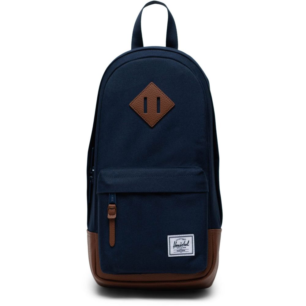 Herschel Heritage Shoulder Bag- Navy/Tan