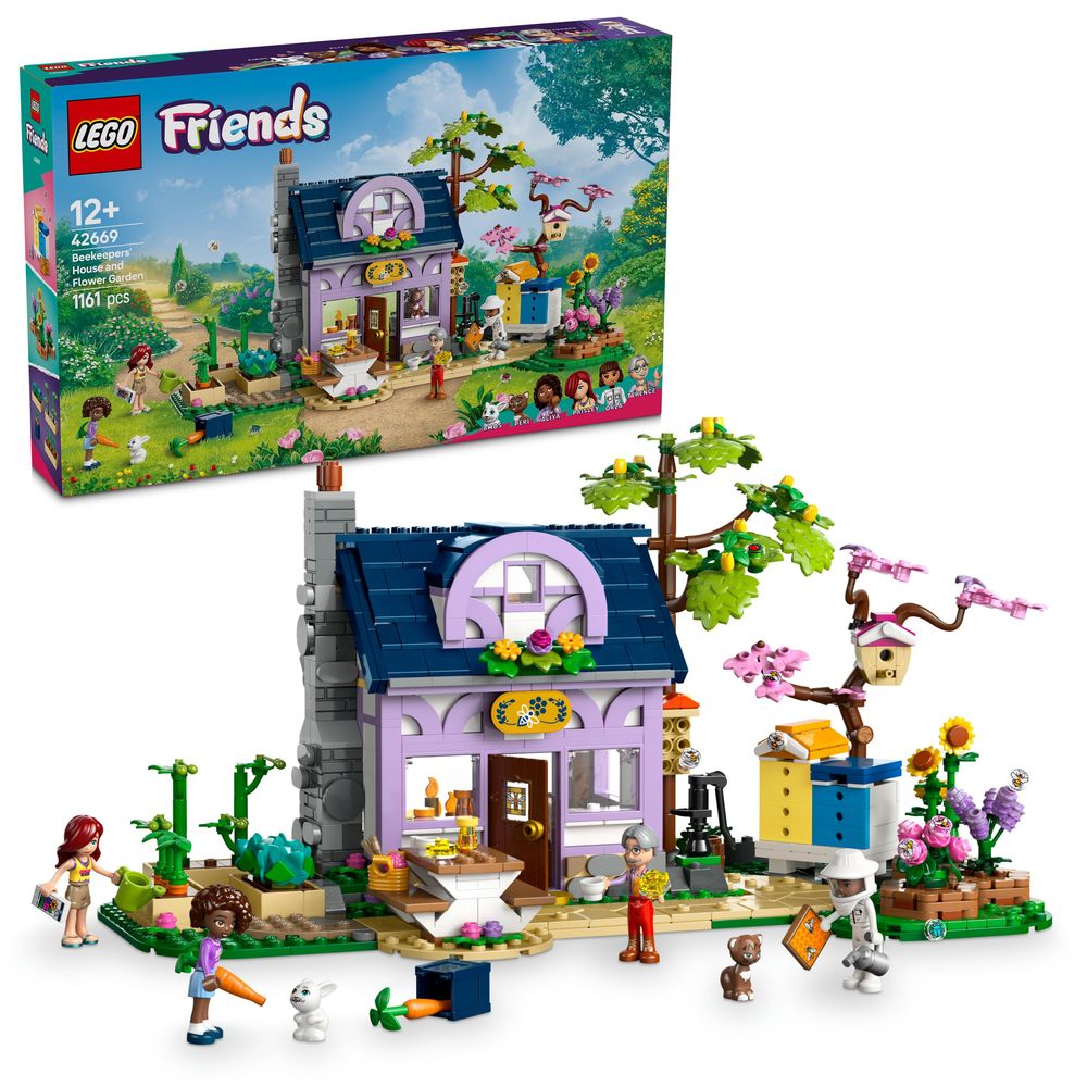 LEGO Friends Beekeepers' House And Flower Garden 42669 (1161 Pieces)