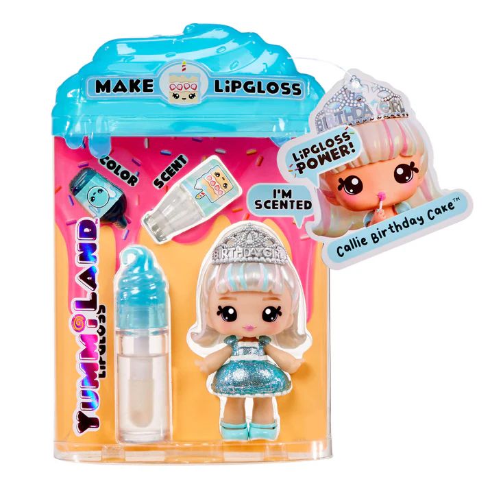 Yummiland Lipgloss Callie Birthday Cake Doll