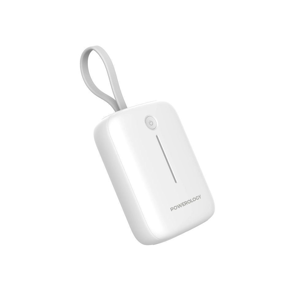 Powerology 10000mAh Power Bank - White