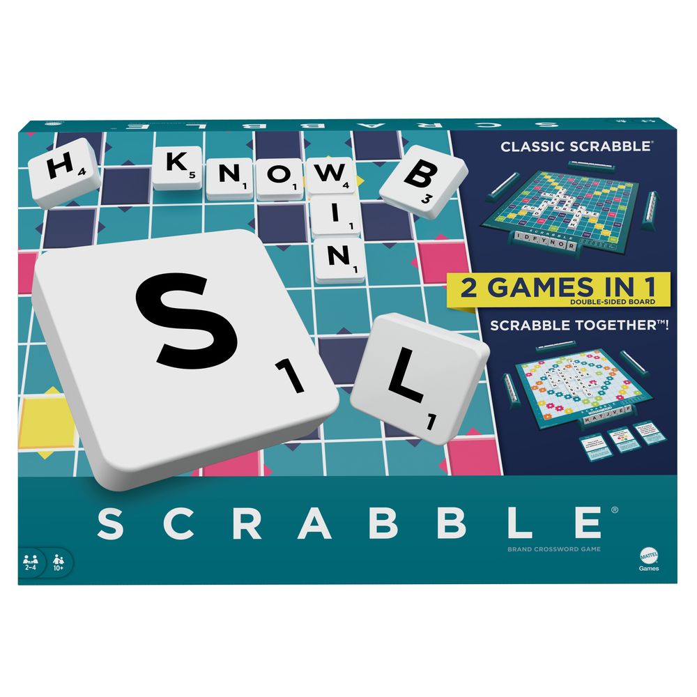 Classic Scrabble 2-In-1 Board Game (English)