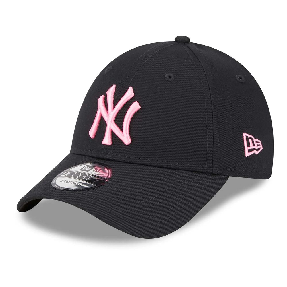 New Era Neon 9Forty MLB New York Yankees Black/Pink Free Size Cap