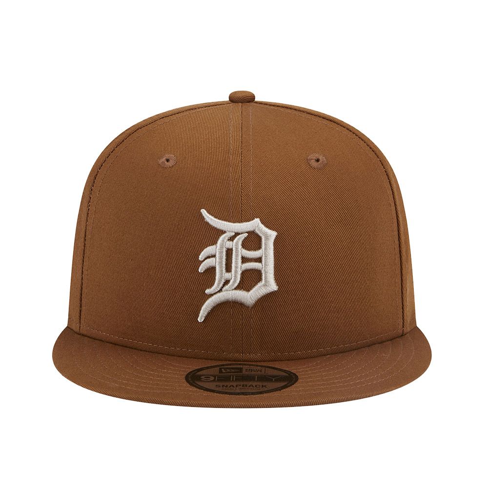 New Era Side Patch 9Fifty Mlb Detroit Tigers Brown Cap - S/M