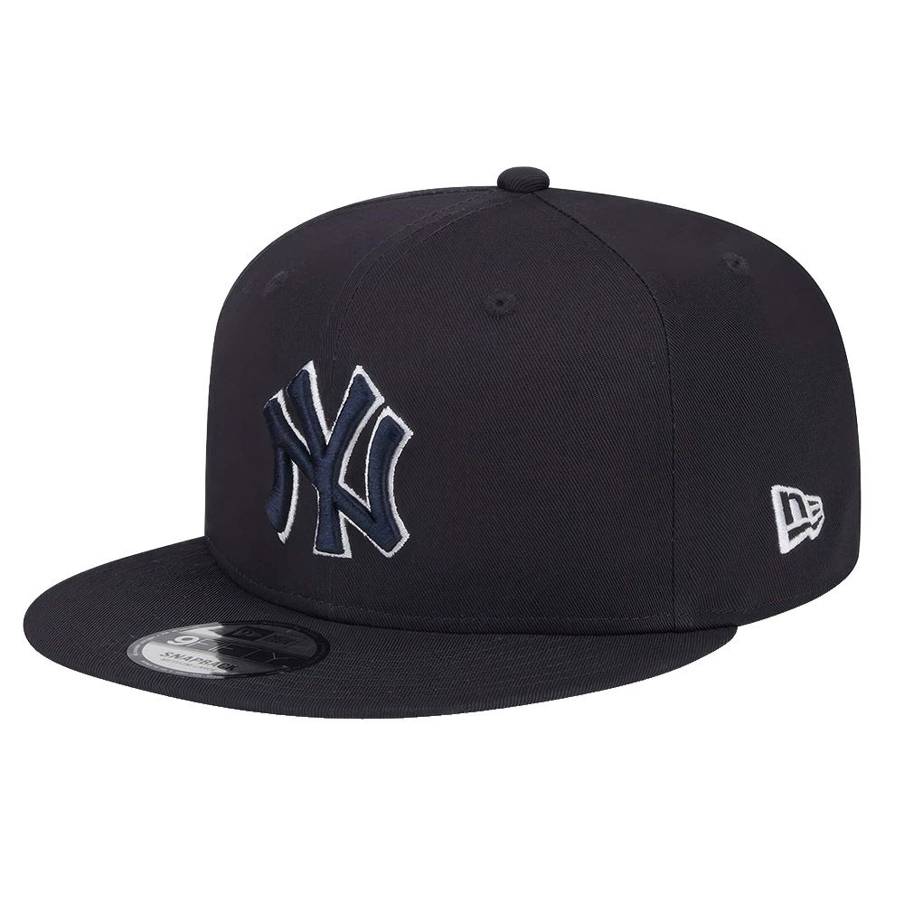 New Era Side Patch Script 9Fifty Mlb New York Yankees Navy Cap - M/L