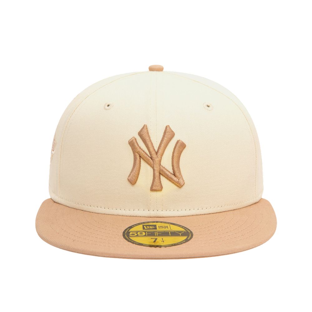 New Era Side Patch 59Fifty MLB New York Yankees Beige/Maroon Cap