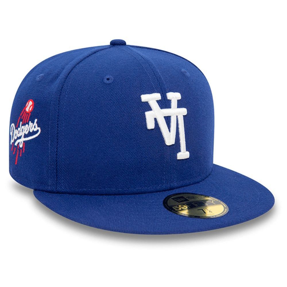 New Era Upside Down 59Fifty MLB Los Angeles Dodgers Blue/White Cap - 7/1/4