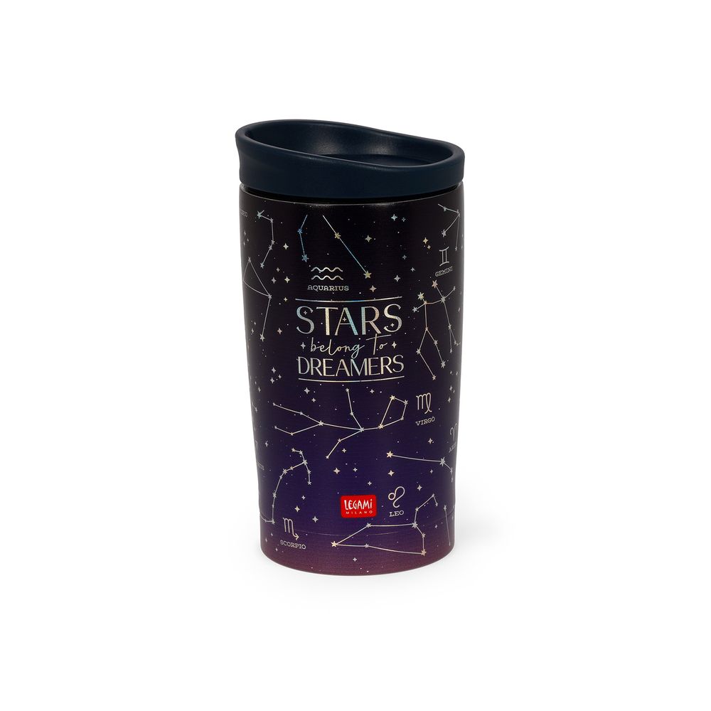 Legami Vacuum Tumbler - Hot & Cold - Tumbler 275 ml - Stars