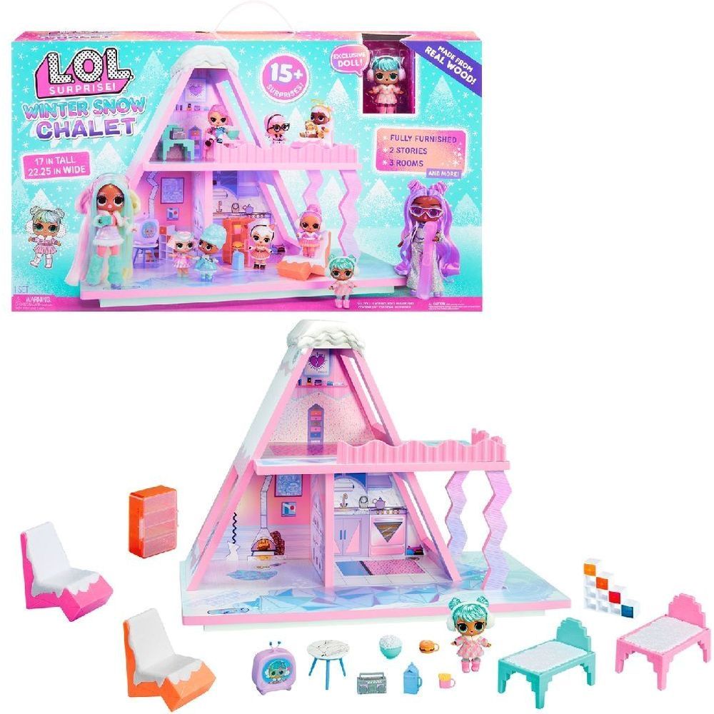 L.O.L. Surprise! Winter Snow Chalet Playset