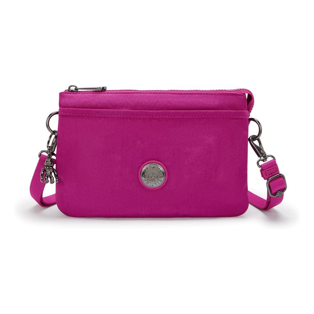 Kipling Riri Fuchsia Night Small Crossbody (with Removable Strap)