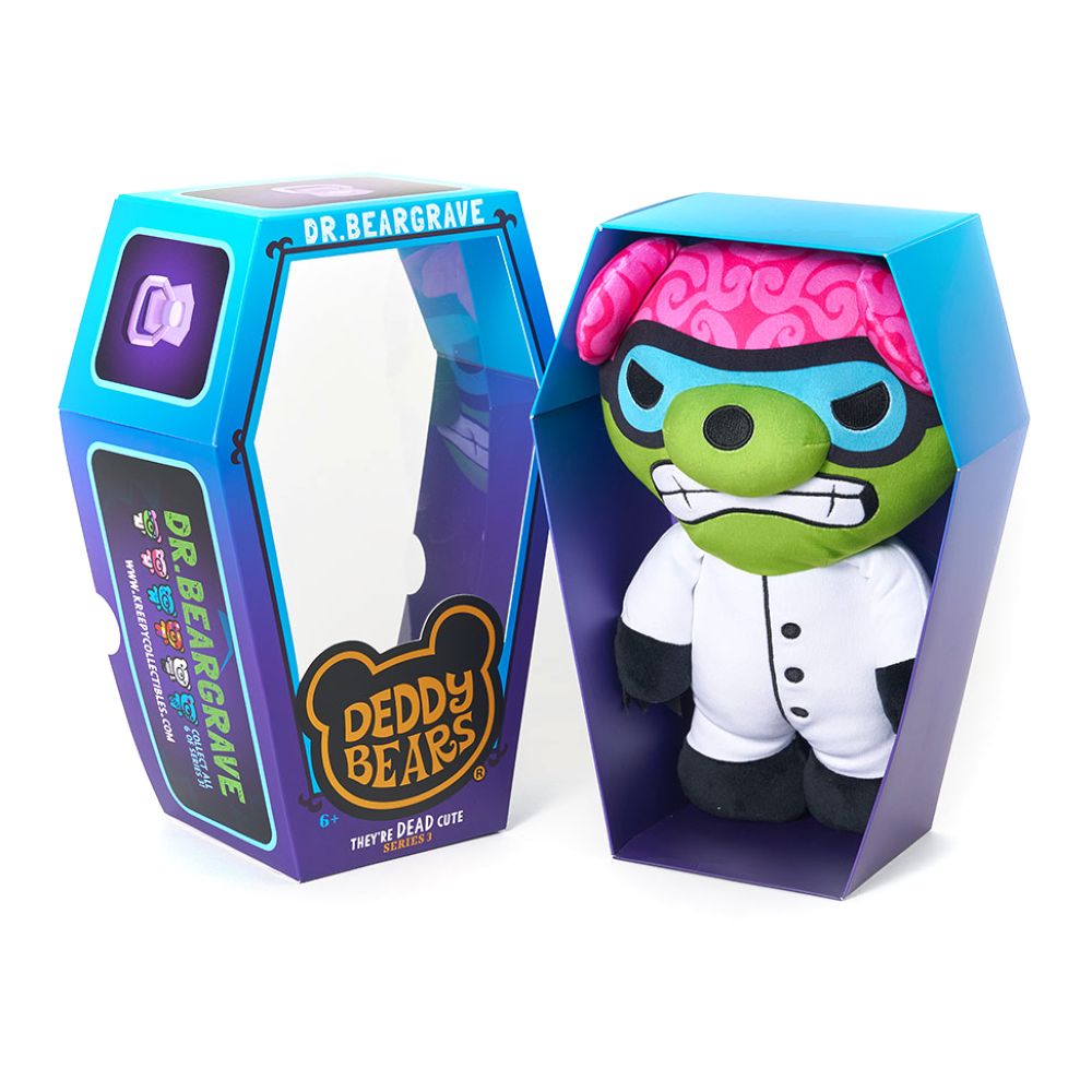 Deddy Bears Series 3 Dr Beargrave In Coffin 12-Inch Plush