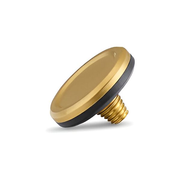 Leica Soft Release Button - Brass - Blasted Finish