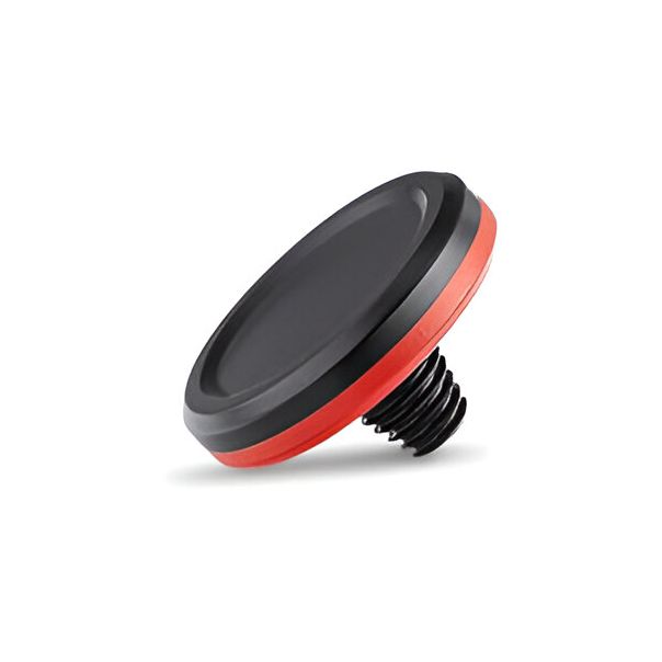 Leica Soft Release Button - Aluminium - Black Anodized