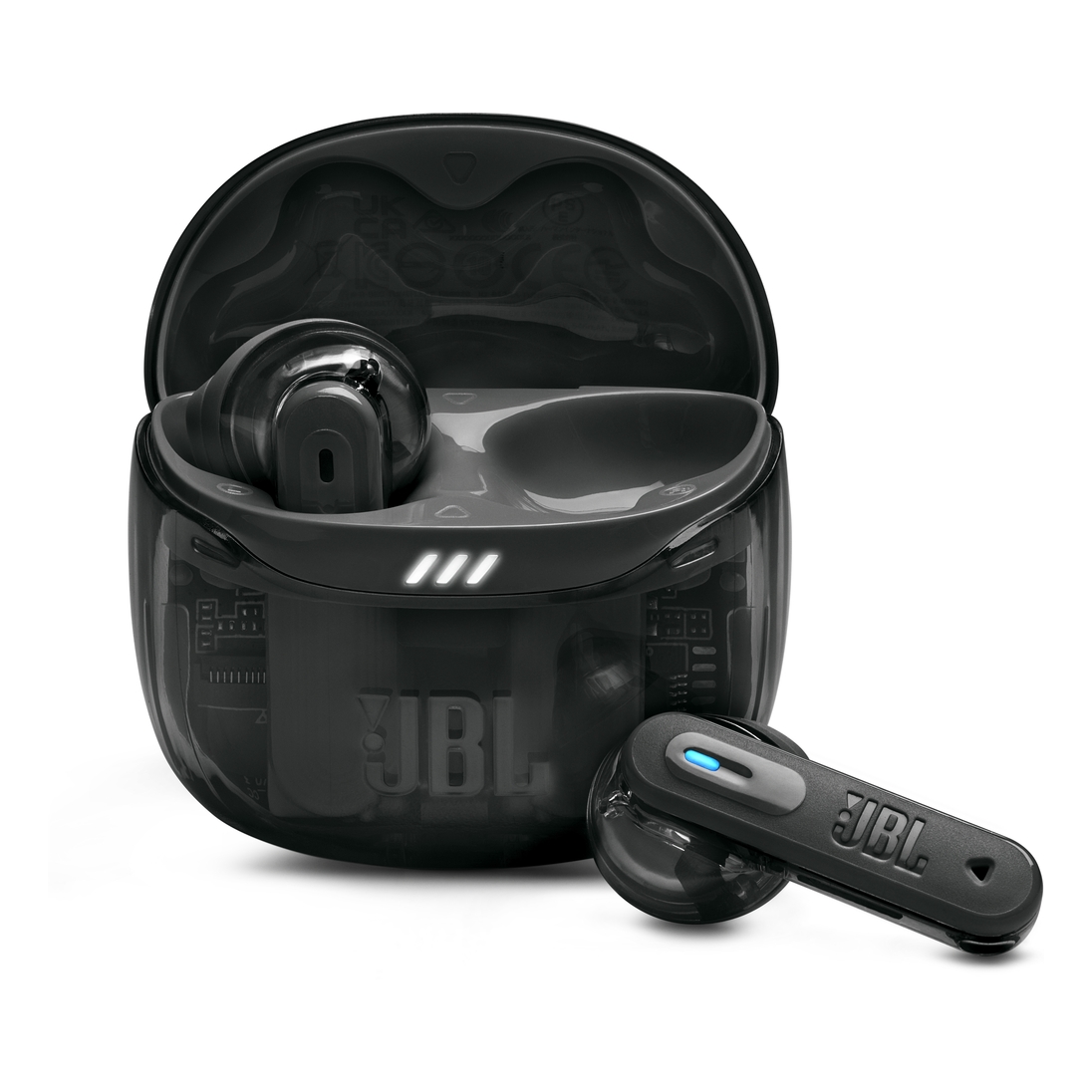 JBL Tune Flex 2 Ghost True Wireless Noise Cancelling Earbuds - Black