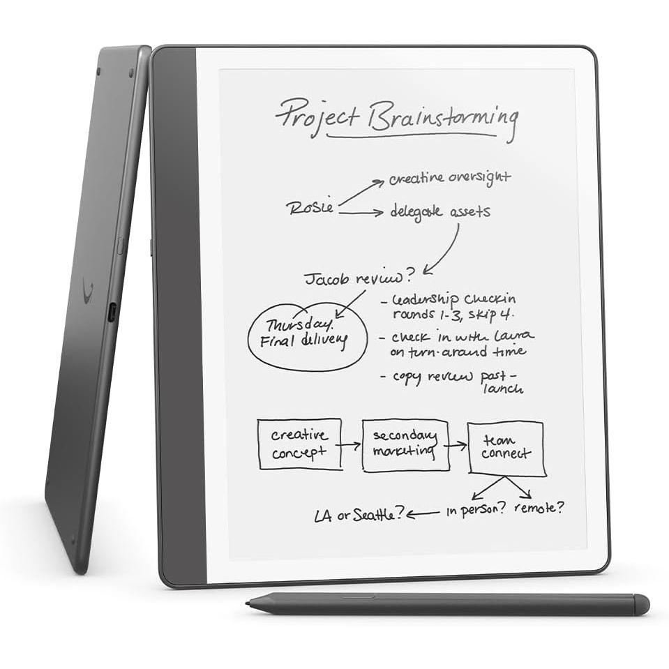 Amazon Kindle Scribe 2024 10.2-Inch 32 GB E-Reader With Premium Pen - Tungsten Grey