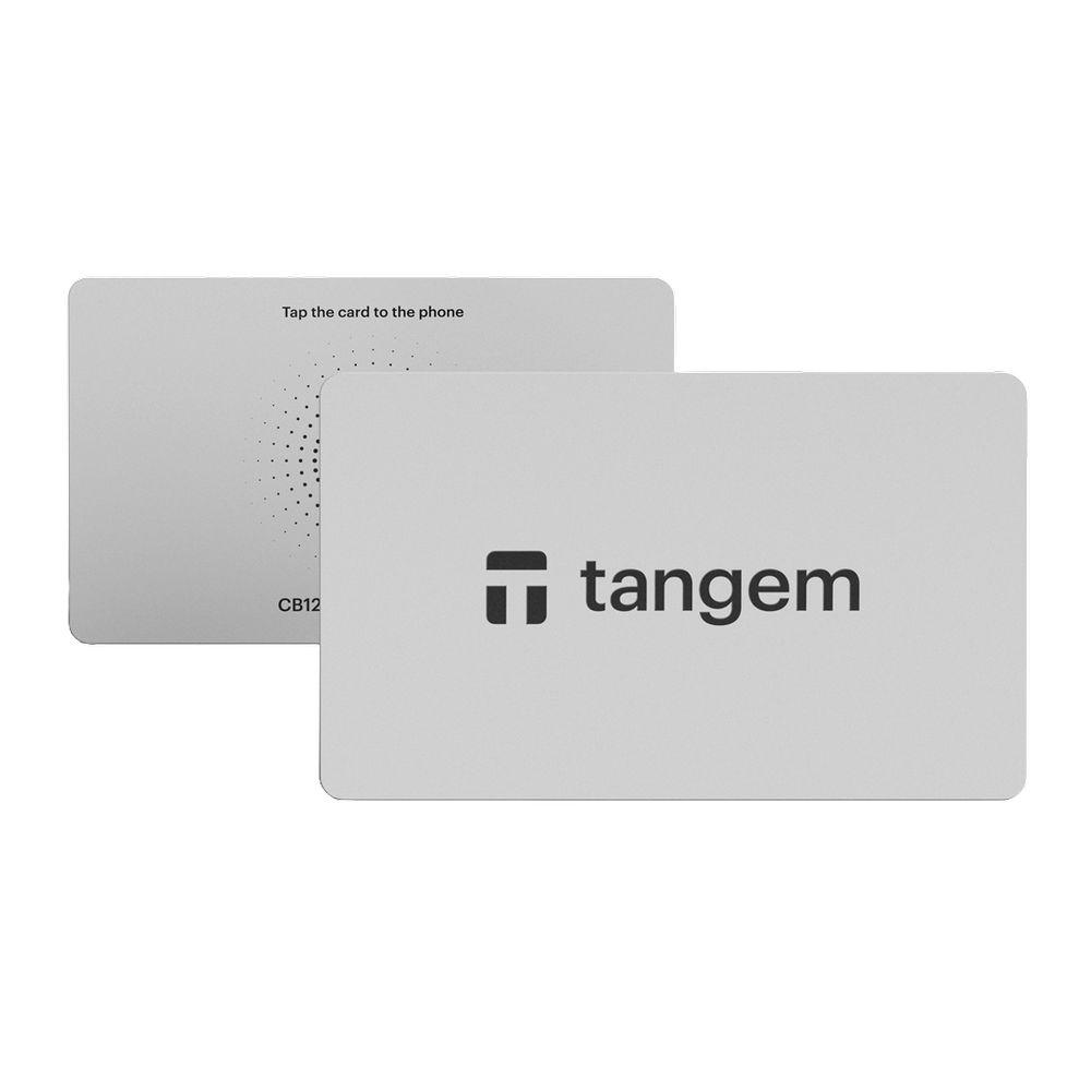 Tangem Crypto Hardware Card Wallet 2.0 - White (Pack Of 2 Cards)