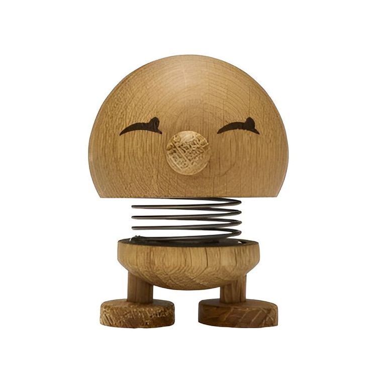 Hoptimist Bimble Decorative Figure - Oak - Small (9 x 5.8 cm)