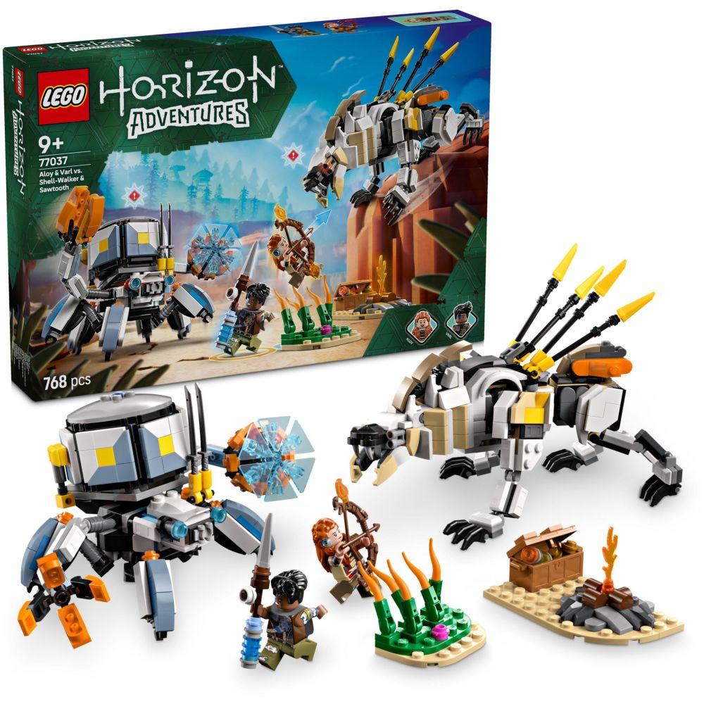 LEGO Horizon - Aloy & Varl Vs Shell-Walker & Sawtooth 77037 (768 Pieces)