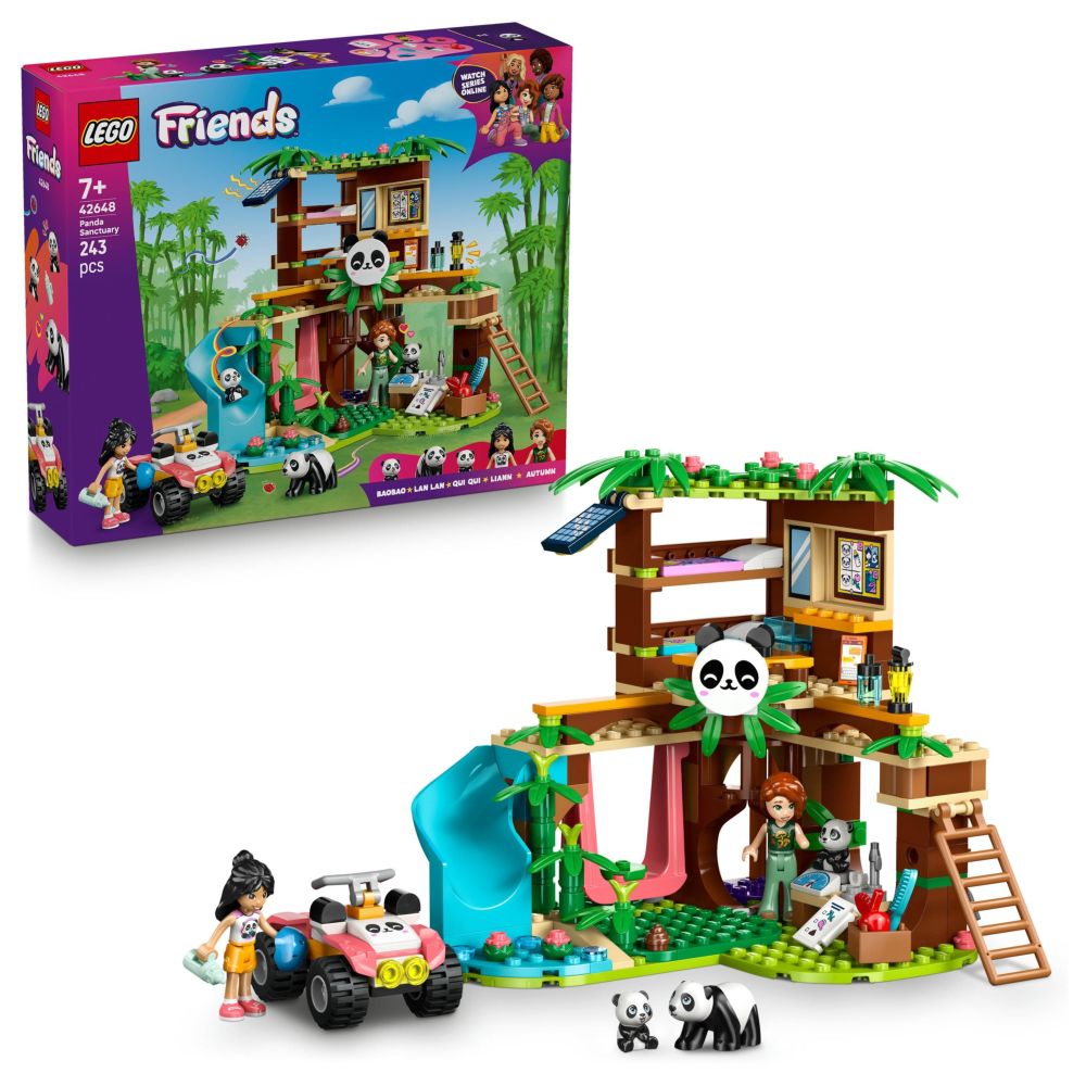 LEGO Friends Panda Sanctuary Animal Care Building Set Toy - 42648 (2387 Pieces)