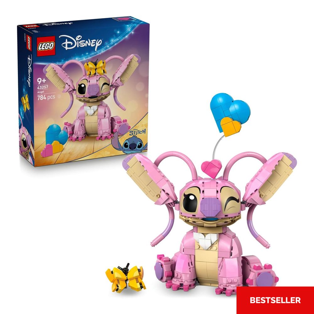 LEGO Disney Angel Lilo & Stitch Building Toy for Girls - Boys and Kids - 43257 (784 Pieces)