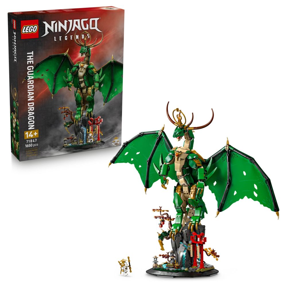 LEGO NINJAGO The Guardian Dragon Display Building Kit - 71847 (1650 Pieces)