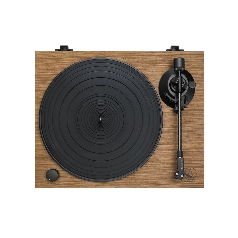 Audio Technica AT-LPW40WN Belt-Drive Turntable with Built-in Preamp - Wood