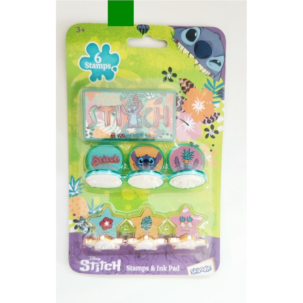 Skoodle Disney Stitch Stamps With Ink Pad