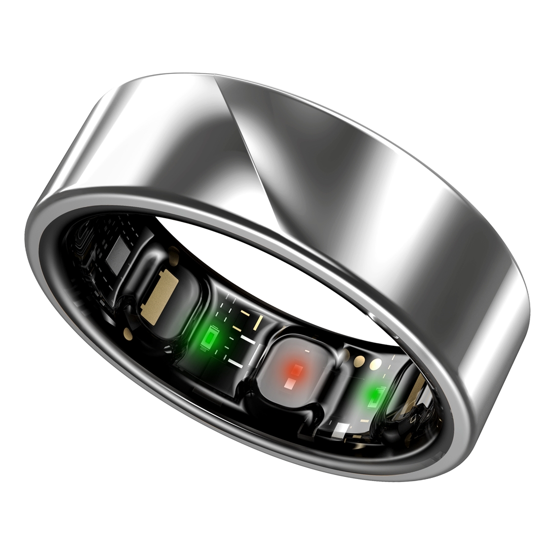 Noise Luna Smart Ring - Size 12 - Starlight Silver