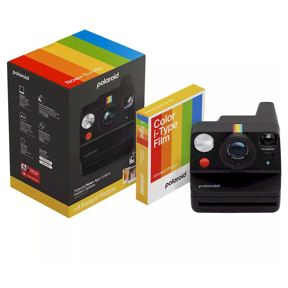 Shop for Polaroid Now+ Gen 3 Black + Color Film Bundle (8 Photos ...