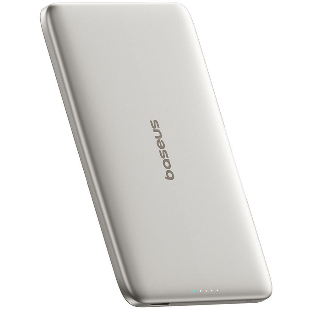 Baseus Picogo Am41 Ultra-Slim Magnetic Power Bank 5000mAh 20W - Natural Titanium