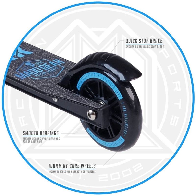 Madd Gear Folding Scooter Black/Blue