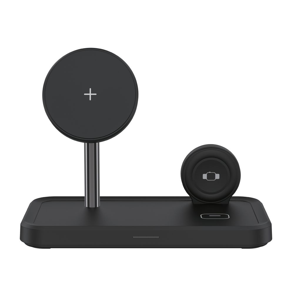 Dviced 3-In-1 Magnetic Wireless Stand W Cable - Black