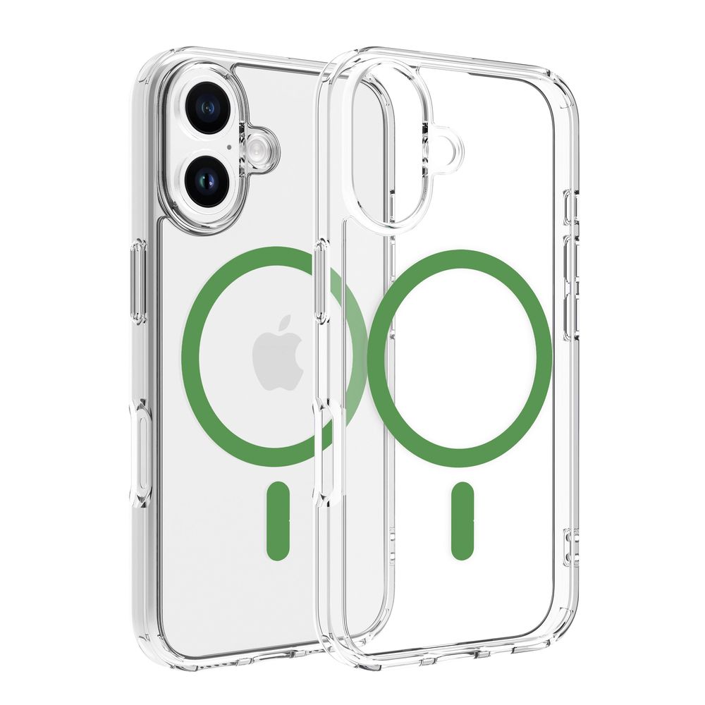 Dviced Magsafe iPhone 16 Case Clear - Green