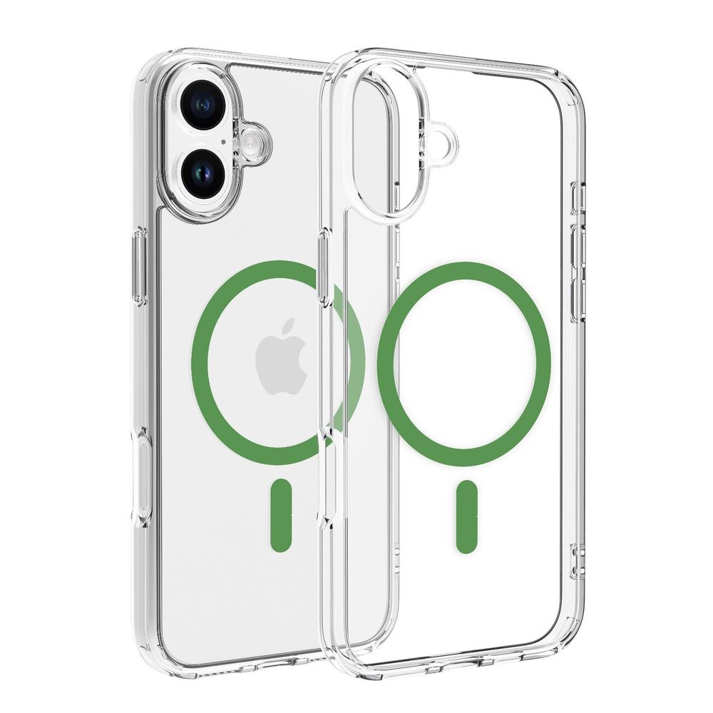 Dviced Magsafe iPhone 16 Plus Case Clear - Green