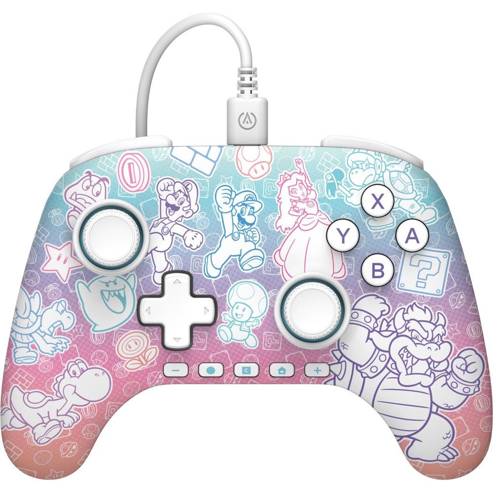 Powera Advantage Wired Controller For Nintendo Switch 2- Mushroom Kingdom