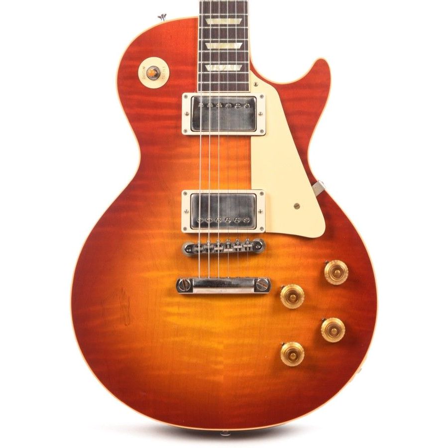 Gibson Custom Shop LPR59ULSTBNH1 Murphy Lab 1959 Les Paul Standard Reissue Electric Guitar - Sunrise Teaburst