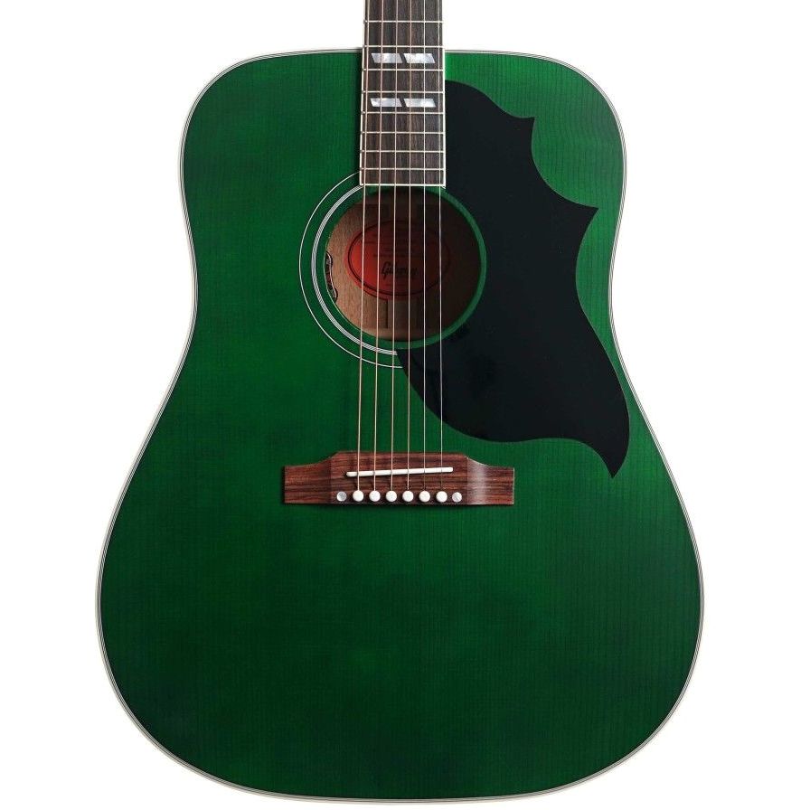 Gibson SSHFEGPSL0976 Hummingbird Acoustic-Electric Guitar - Emerald Green